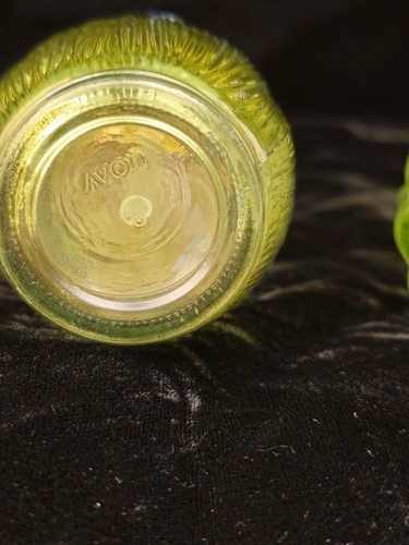 1970's Avon Golden-Harvest Corn Cob and Garden-Fresh Asparagus Glass Dispensers, - Picture 7 of 7