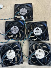 5 each DELTA AFB0712HHB Ball bearing cooling fan DC12V 70mm 70mm 15mm 4pin