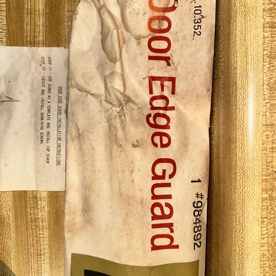 Pontiac Tempest 1968 1969 protectores de borde de puerta 4 puertas OEM 984892 nuevo stock antiguo GM Foto 2 de 4