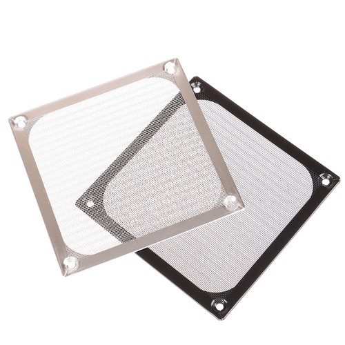 Aluminum 120mm Computer Fan Cooling Dustproof Filter Shield Case Grill GuarA _r1 - Afbeelding 3 van 14