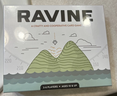 Ravine A Crafty & Cooperative Card Game CIB Clean VG w/ Expansion Crash Survival