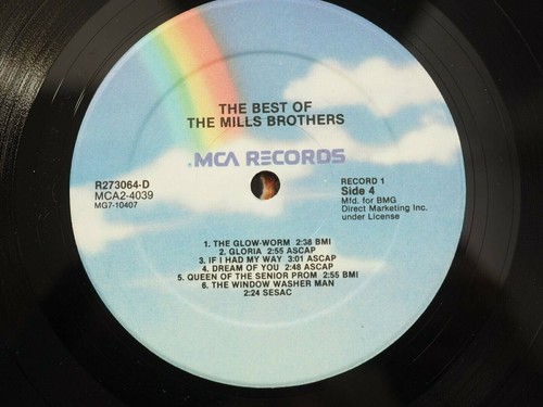The Mills Brothers- The Best of MCA R273064 Double LP Near Mint - Picture 5 of 7