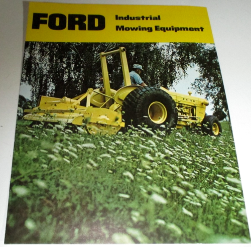 Ford Trattore Industriale "ATTREZZATURA FALCIANTE" Brochure AD-7362A Falce Tagliabordi - Foto 1 di 5
