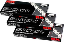 RK 520 Max-X Chain 120 Links Chrome520MAXX-120-CC