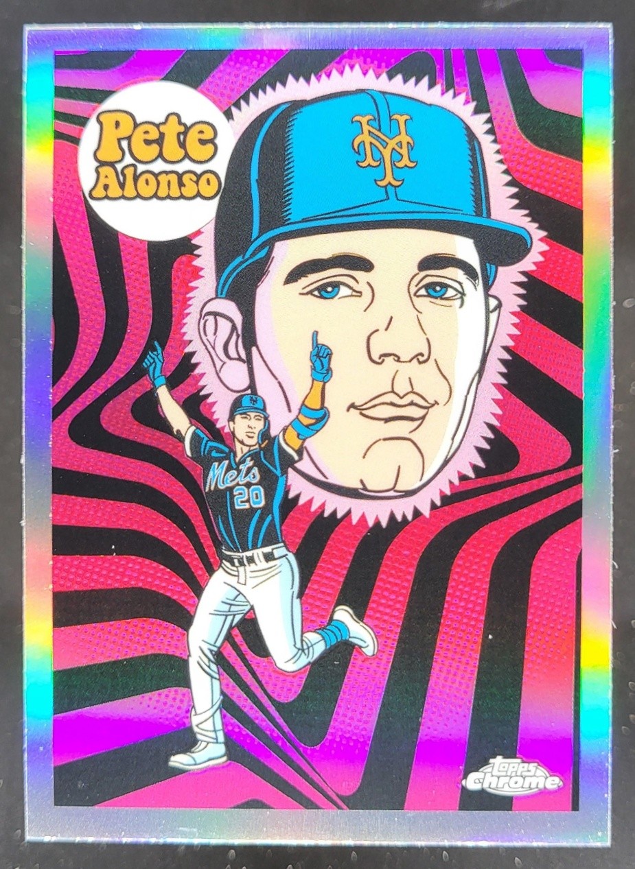 2023 Topps Chrome Pete Alonso Ultraviolet All-Stars #UV-8 New York Mets AS8