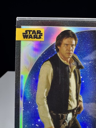 Tarjeta 2024 Topps Chrome Star Wars Galactic Gear Han Solo #GG-3 El Retorno del Jedi - Imagen 3 de 6