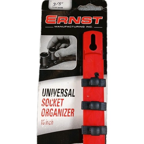 ERNST Manufacturing Universal Steckschlüssel Organizer 15 Clips 3/8" Antrieb 18" Snap-On - Bild 2 von 8