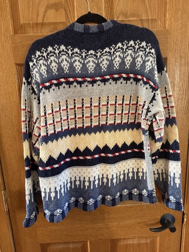 Heirloom Collectibles Weihnachts Strickjacke Damen M Schneemann Baum 2001 Pullover - Bild 9 von 9