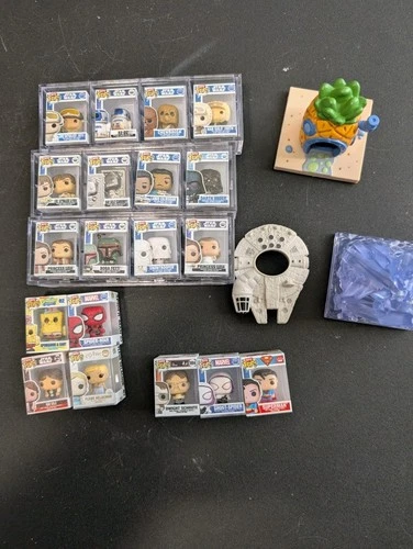 Funko Bitty Pop! Funko, Star Wars, DC, Harry Potter & Marvel! Near Mint!