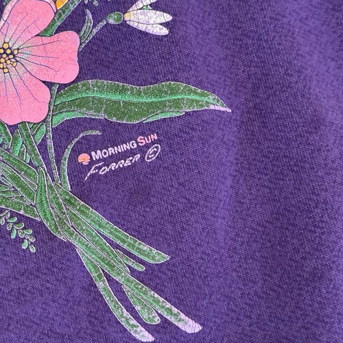 Vintage Morgensonne Blumen Natur Kunst Polo - Bild 5 von 8