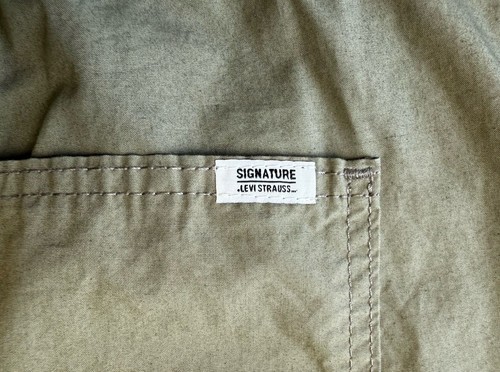 Neu mit Etikett Levi Strauss Signature Gold Damengröße XL grün Baumwolle Alltag Cargohose - Bild 5 von 22