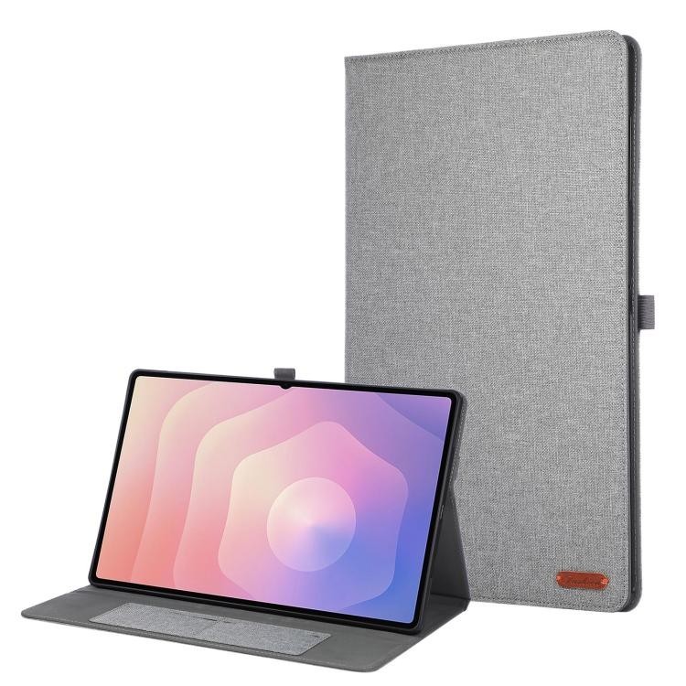Coque à rabat Samsung Galaxy Tab S11 Ultra housse en cuir noir protège-écran intégré