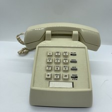 Vintage Southwestern Bell Desk Telephone Phone FC250 Push Button White rare