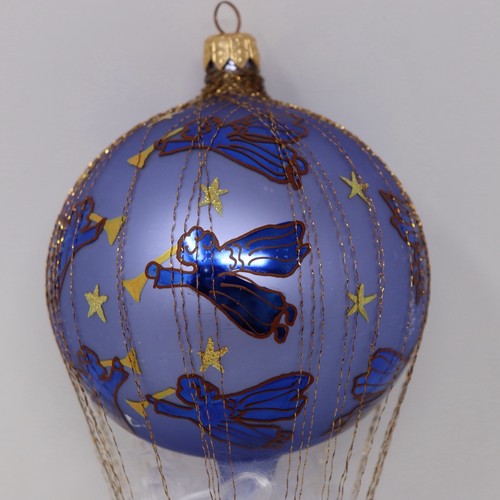 Christopher Radko Vintage Blue Angelic Assent rot Weihnachtsschmuck RAR Engel - Bild 3 von 7