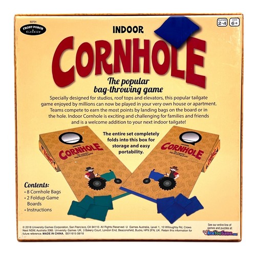 Nuevo bolso clásico Cornhole interior juego porche delantero lanzamiento diversión para niños y adultos - Imagen 2 de 13