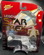 STAR TREK JOHNNY LIGHTNING - Klingon D7 (Cloaked) Series 2, 2005 NIB: FREE SHIP