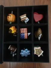 Nora Fleming Lot of 9 Minis & Black Keepsake ...