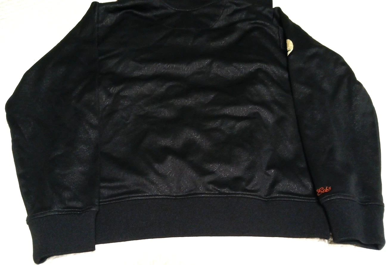 Marc Ecko Cut & Sew Koi Dragon Embroidered Sukajan Track Jacket Mens M Black Y2K image 9