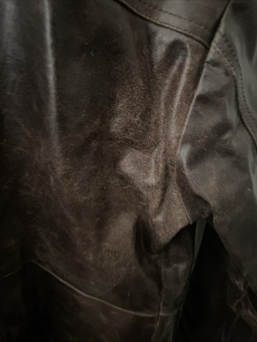 Wilsons Leather Maxima Blazer Jacket Womens Large Brown Genuine Leather Coat - Picture 7 of 7