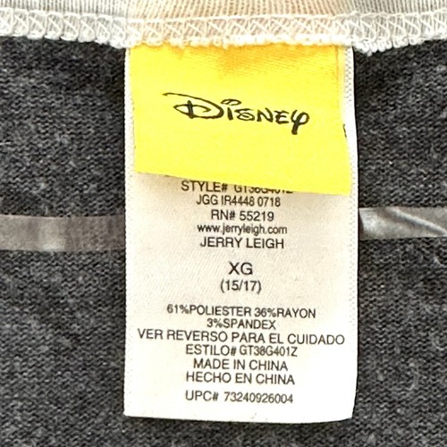 Mickey Mouse Graphic T-Shirt Women's Juniors XG (15/17)Varsity Stripe L/S V-Neck - Bild 4 von 8