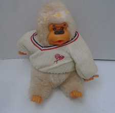 Vintage Gonga Russ Berries  Co 9" Thumb Sucking Ape Stuffed USA Tennis