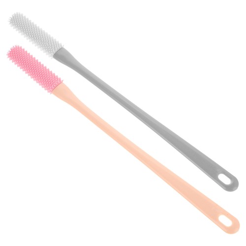 2Pcs Soft Bristle Silicone Toe Cleaning Brush for Comfortable Foot Care Shower - Picture 8 of 12