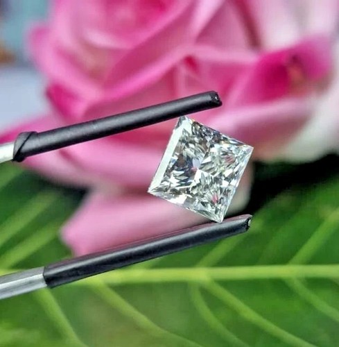 7.5 Ct Princess Cut Loose Diamond White D Color VVS1 Gemstone +1 free Gift - Picture 2 of 6