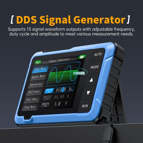 Osciloscopio digital de mano FNIRSI 1014D DSO152 generador de señales - Imagen 27 de 82