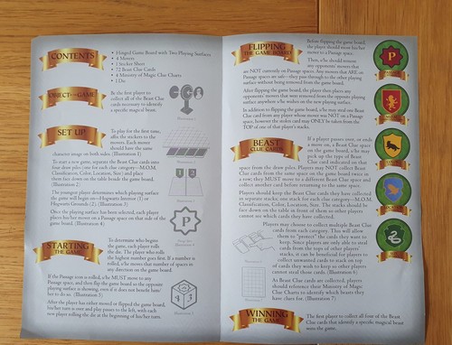 Harry Potter Magical Beasts Board Game - Picture 5 of 5