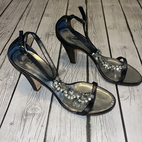 Vicini Giuseppe Zanotti Jewel Open Toed Strap Heels Gr- 39 - Bild 3 von 10