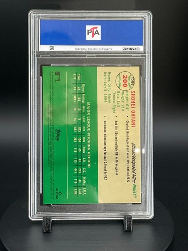 2023 Topps Chrome Platinum Shohei Ohtani RARE SPECKLE REF /150 GEM MINT PTA 10🔥 - Picture 2 of 2