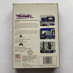 Days Of Thunder NES Nintendo Boxed PAL Game Complete with Manual