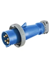 Hubbell HBL5100P9W Plug, 100A 120/208V 4 Pole 5 Wire Grounding