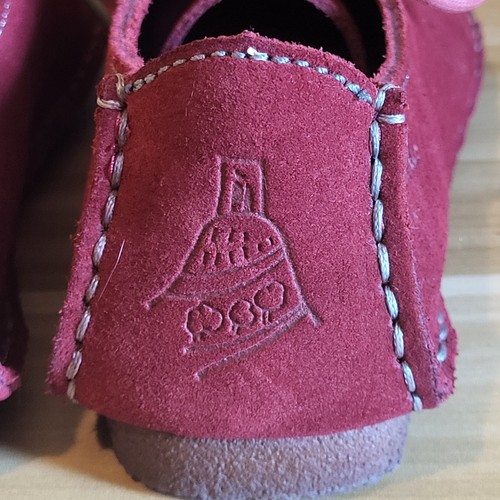 Mocasines Clarks Original Faraway Field para mujer talla 7 1/2 M gamuza roja - Imagen 8 de 14