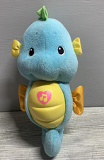 Fisher-Price Blue Seahorse Plush Musical Light-Up Baby Boy Sea Life Soother Toy