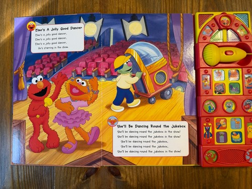 Sesamstraße Elmo's Jumpin' Jukebox interaktives Musikbuch Play-a-Song funktioniert - Bild 7 von 12
