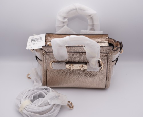 COACH Swagger 15 Pebbled Leather Small Crossbody *Rare - Picture 2 of 4