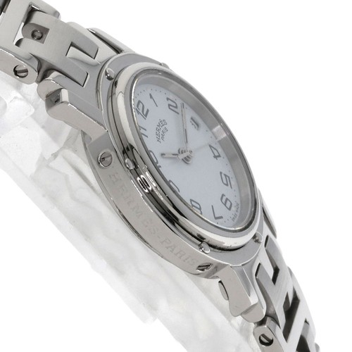 HERMES Clipper Old Belt Watches Stainless Steel/Stainless Steel Ladies - Picture 6 of 24