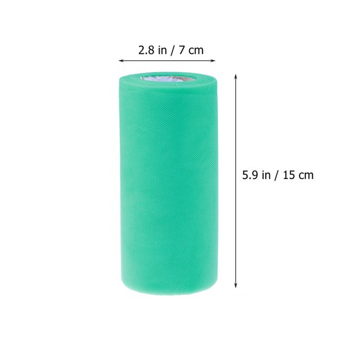 1 Rollo de 22m x 15cm Banquete Boda Hágalo Usted Mismo Tul Artesanal Tutú Decoración (Lago - Imagen 12 de 12