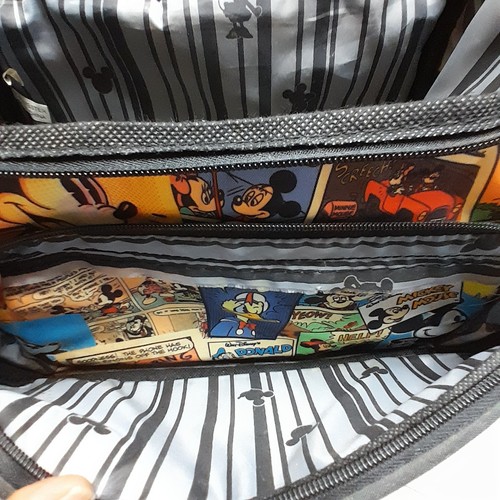 Disney Mickey Mouse Commic Pattern Makeup Carry All Bag - PLEASE READ! - Picture 12 of 17
