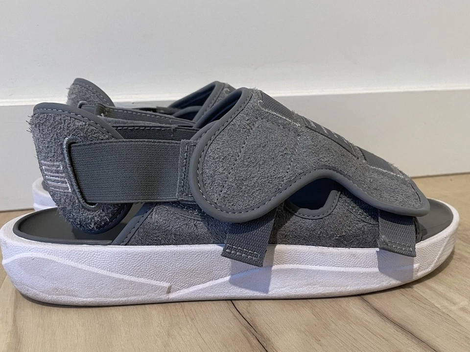 Talla 9m Nike Jordan LS Slides Wolf Gris En Buen Estado Foto 3 de 4