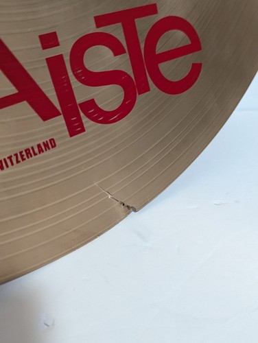 Paiste 2002 Crash Becken 19 Zoll - Riss am Rand - SIEHE HINWEISE - Bild 7 von 7