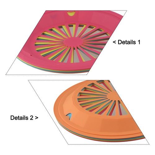 Sedmoon Plastic Plate Holders Pack of 4 Sturdy Practical for BBQ Gatherings - Picture 11 of 24