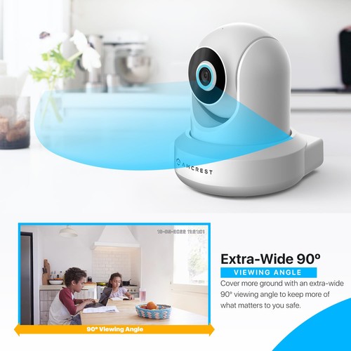 1080P WiFi 2MP Indoor Pan/Tilt Wireless IP , IP2M-841W (White) - Picture 4 of 9