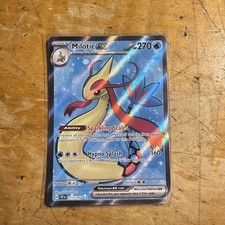 Pokémon TCG Milotic EX Ultra Rare Holo Card 217/191 Sv08: Surging Sparks