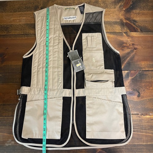 Boyt Bob Allen Full Mesh Shooting Vest 240M Khaki RH Large 30246 Embroidered - Picture 8 of 10