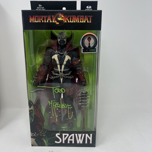 Mortal Kombat Spawn Figure Signature Edition Signed By Todd Mcfarlane 7" 1/1000 - Picture 2 of 8