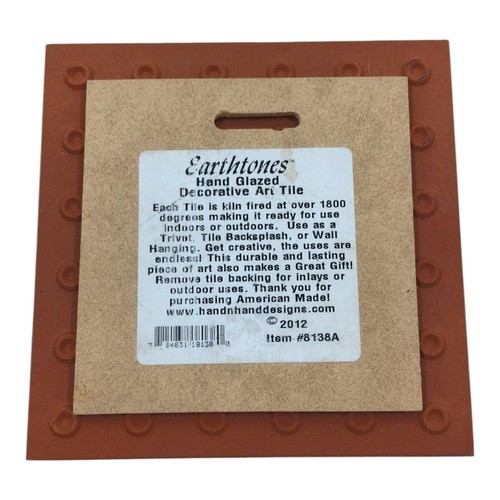 Earthtones Tile Unity of Phoenix Arizona Souvenir Hot Plate Trivet Decorative - Picture 3 of 5