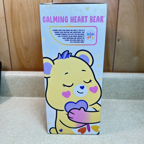 Cuidado Osos Calmante Corazón Oso 14" Peluche Relleno Abrazable Ecológico - Imagen 2 de 4