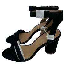 Madewell The Rosalie High-Heel Sandal Black Size 10 new in box